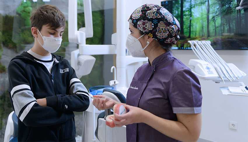 Brackets estético ortodoncia en Instituto dental facial